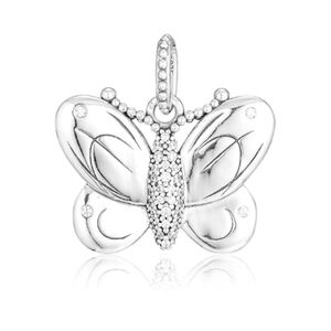 Silver Butterfly Pendant